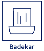 Badeforhængstang til badekar