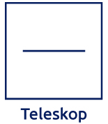 Badeforhængstang Teleskop